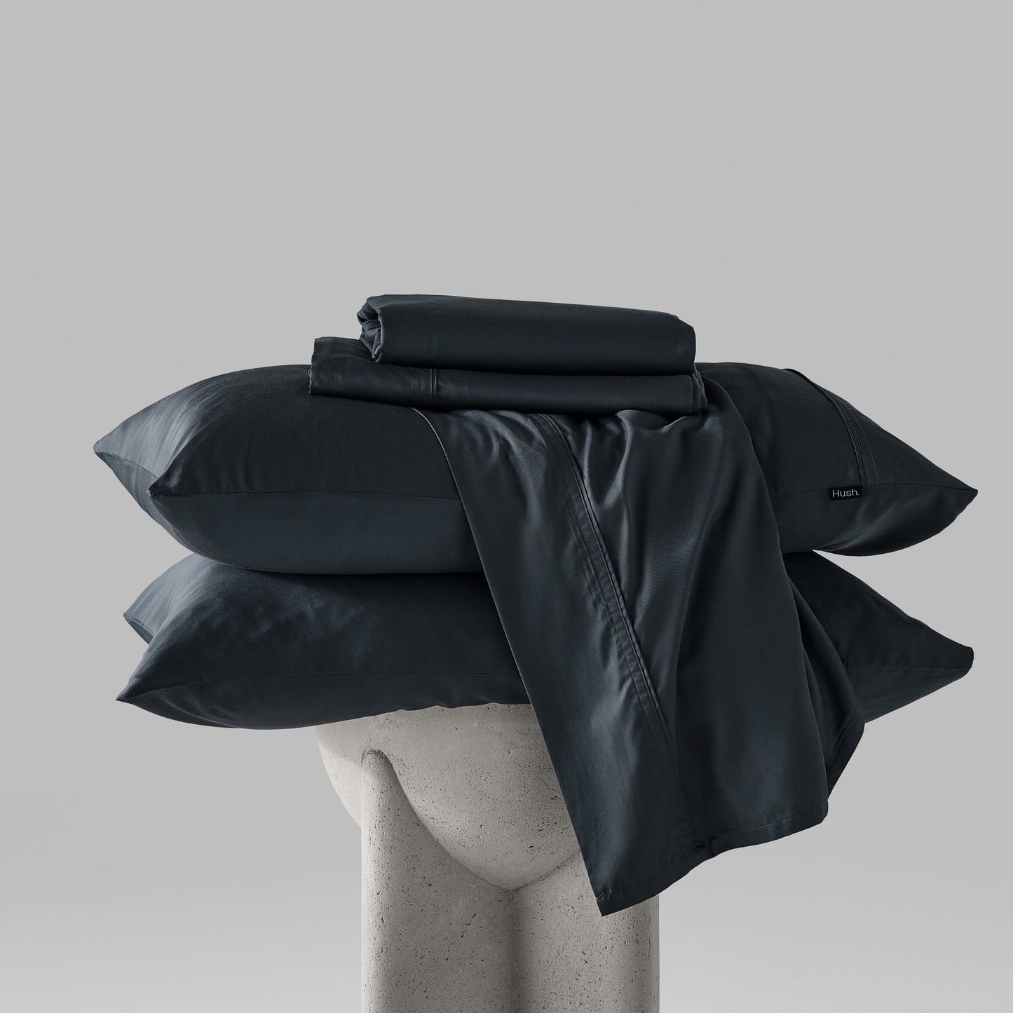 Hush Iced Cooling Sheet Set - Queen - Charcoal