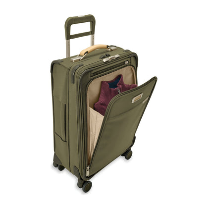 Briggs & Riley Baseline Essential 22" Carry-On Expandable Spinner - Olive