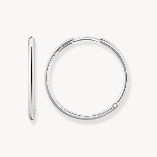 Thomas Sabo Glam & Soul Sterling Silver Hinged Hoop Earrings