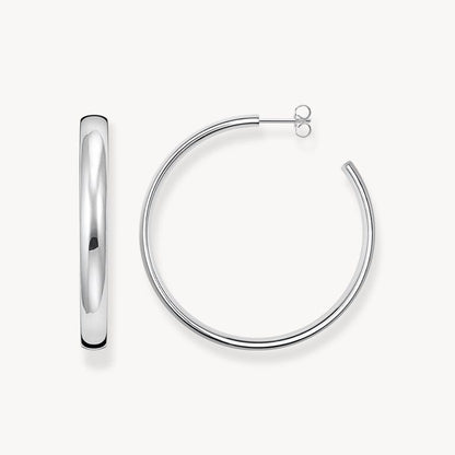 Thomas Sabo Creoles Silver Big Chunky Hoop Earrings