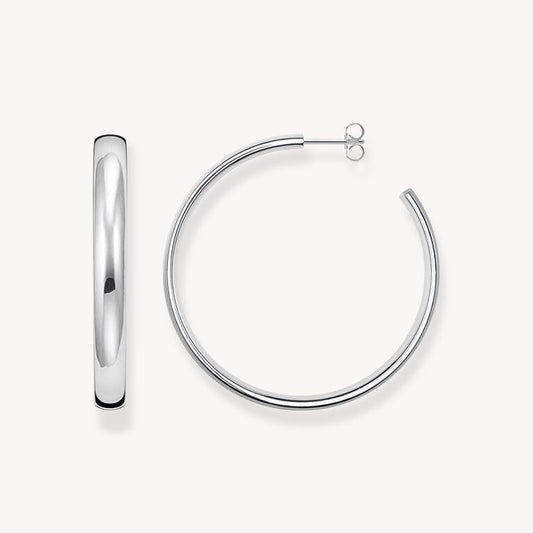 Thomas Sabo Creoles Silver Big Chunky Hoop Earrings