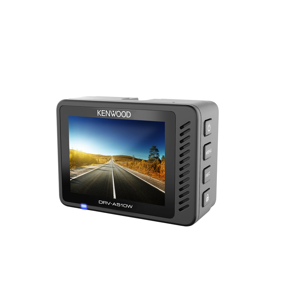 Kenwood 4K HD Dash Cam with 2" Display GPS WiFi and Rear-View Cam