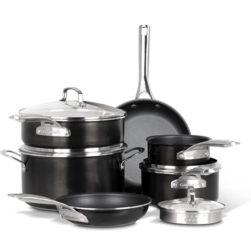 Cuisinart 10Pc Green Chef Pro Stainless Steel Cookware Set
