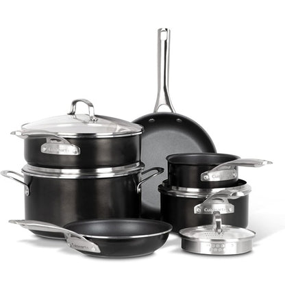 Cuisinart 10Pc Green Chef Pro Stainless Steel Cookware Set