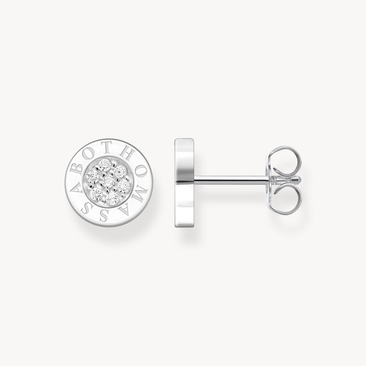 Thomas Sabo Glam & Soul Classic Pave White SS Stud Earrings