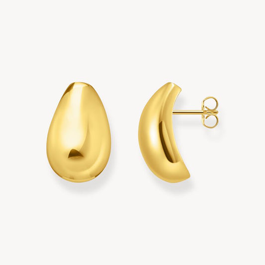 Thomas Sabo Drop Shape Gold-plated Earrings