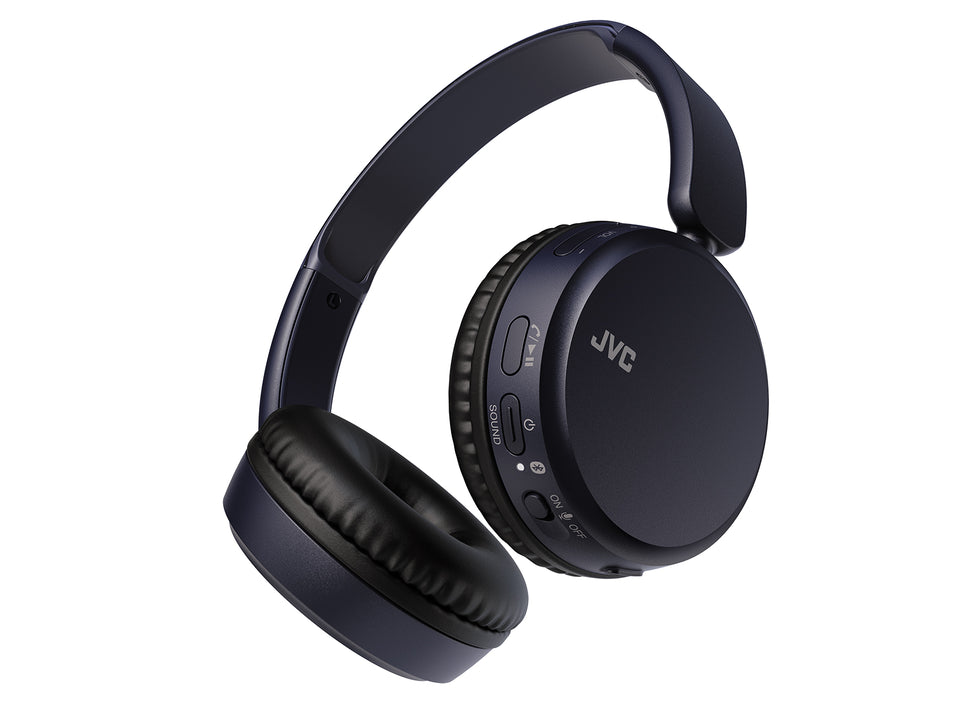 JVC Bluetooth On-Ear with Mic & Remote On Ear Headphones - Indigo Blue