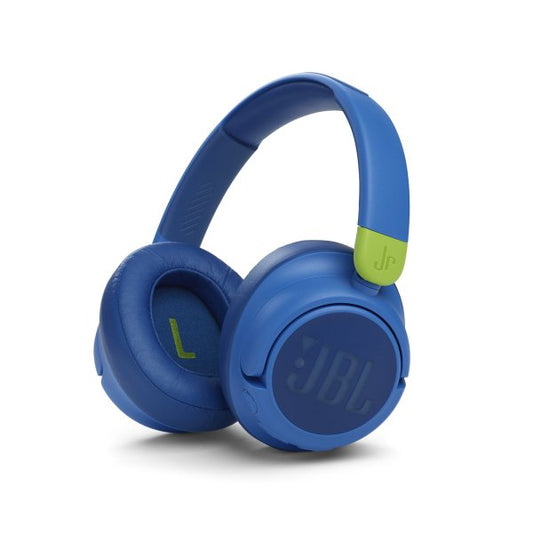 JBL JR460NC Active Noise-Canceling On-Ear Wireless Lifestyle Headphones - Blue