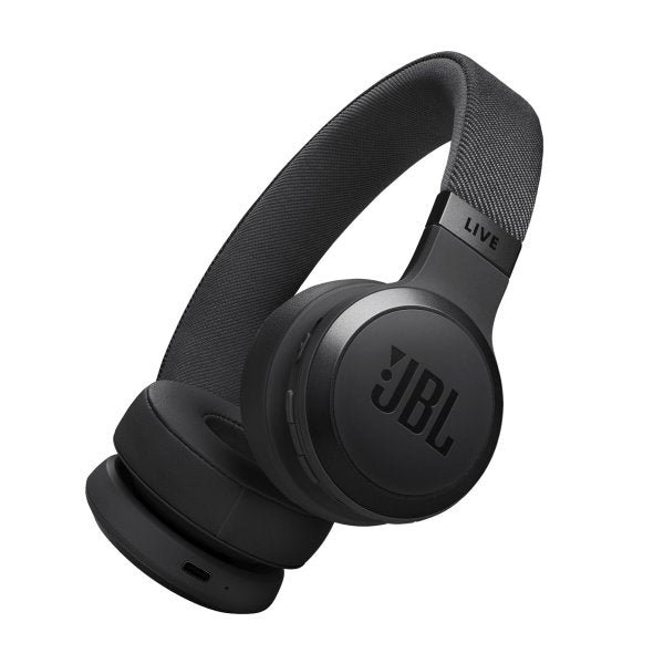 JBL Live 670NC Wireless On-Ear Headphones with True Adaptive Noise Canceling - Black