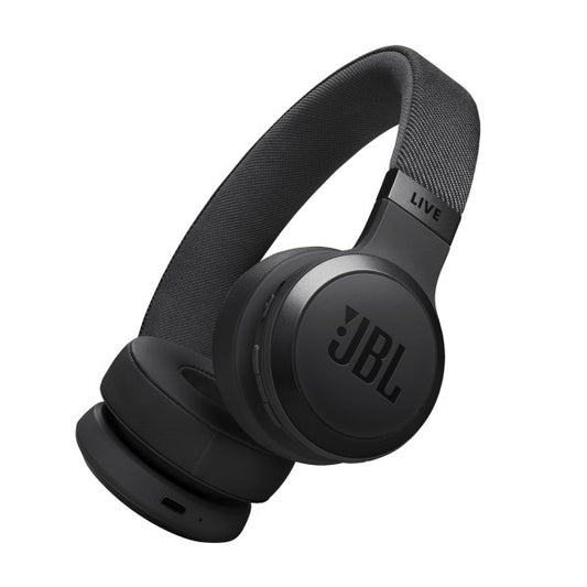 JBL Live 670NC Wireless On-Ear Headphones with True Adaptive Noise Canceling - Black