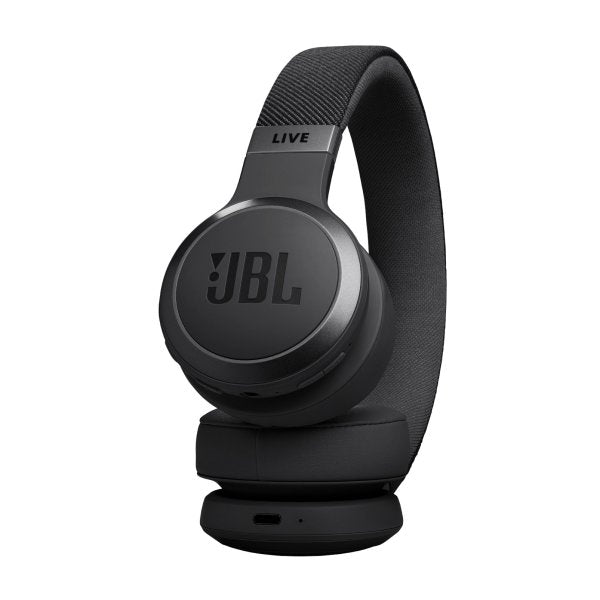 JBL Live 670NC Wireless On-Ear Headphones with True Adaptive Noise Canceling - Black