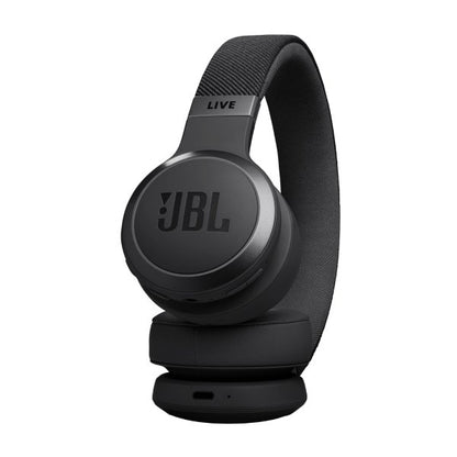 JBL Live 670NC Wireless On-Ear Headphones with True Adaptive Noise Canceling - Black