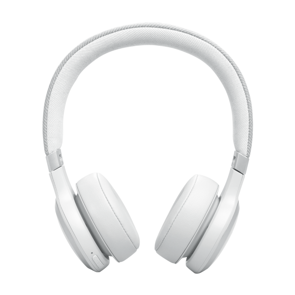 JBL LIVE 670 Wireless On-Ear True Adaptive Noise-Canceling Headphones - White