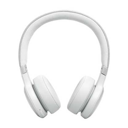 JBL LIVE 670 Wireless On-Ear True Adaptive Noise-Canceling Headphones - White