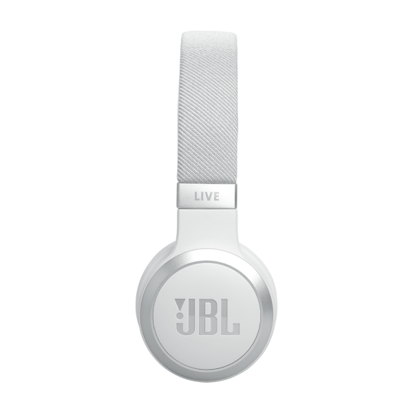 JBL LIVE 670 Wireless On-Ear True Adaptive Noise-Canceling Headphones - White