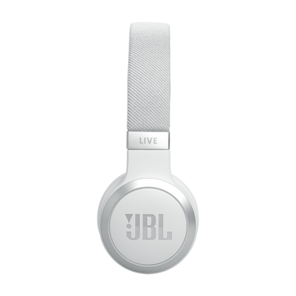 JBL LIVE 670 Wireless On-Ear True Adaptive Noise-Canceling Headphones - White