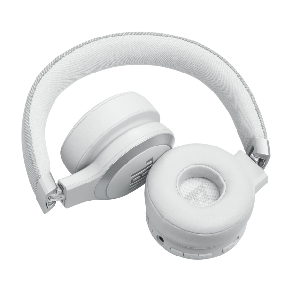 JBL LIVE 670 Wireless On-Ear True Adaptive Noise-Canceling Headphones - White