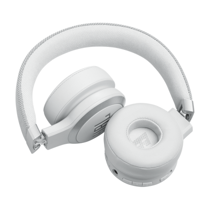 JBL LIVE 670 Wireless On-Ear True Adaptive Noise-Canceling Headphones - White