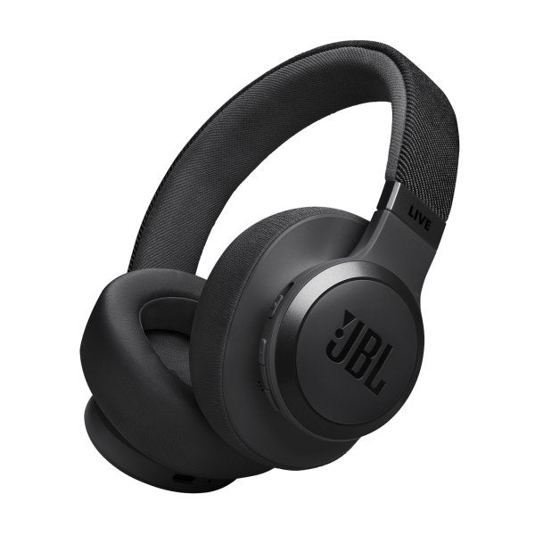 Casque supra-auriculaire sans fil JBL Live 770NC avec réduction de bruit adaptative - Noir