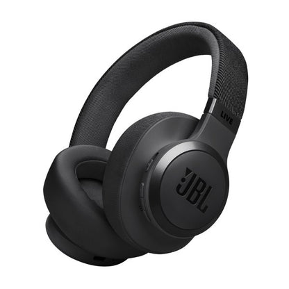 Casque supra-auriculaire sans fil JBL Live 770NC avec réduction de bruit adaptative - Noir