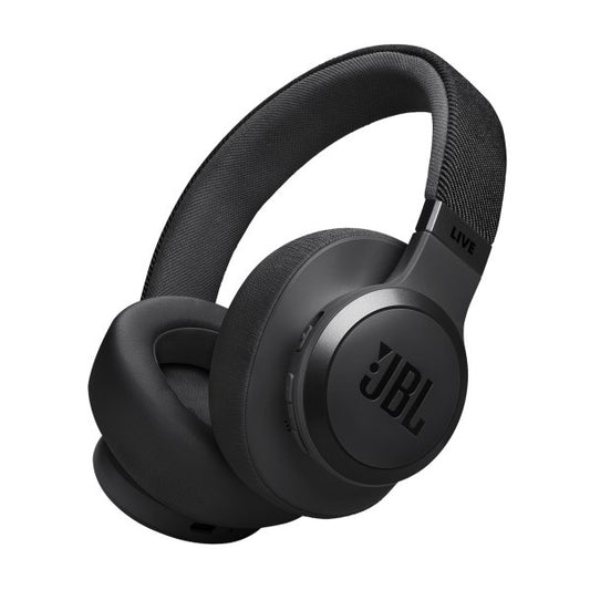JBL Live 770NC Wireless Over-Ear Headphones with True Adaptive Noise Canceling - Black