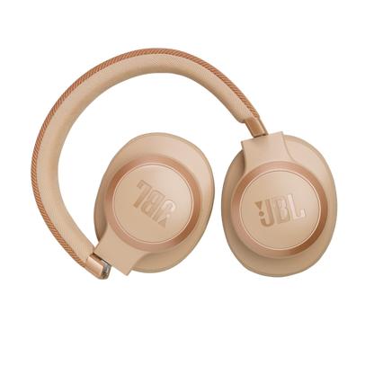 JBL Live 770NC Wireless Over-Ear Headphones with True Adaptive Noise Canceling - Sandstone