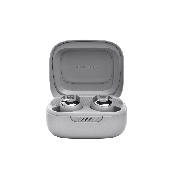 JBL Live Free 2 True Wireless Noise Cancelling Earbuds - Silver