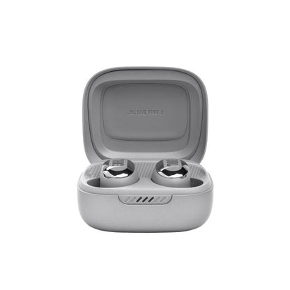 JBL Live Free 2 True Wireless Noise Cancelling Earbuds - Silver