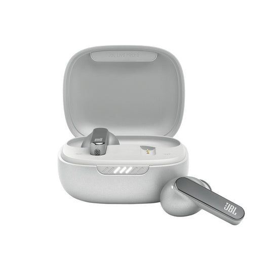 JBL Live Pro 2 True Wireless Noise Canceling Earbuds - Silver