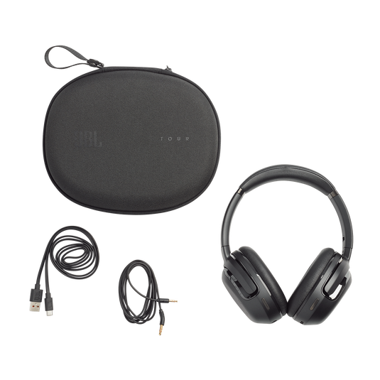 JBL Tour One M2 True Adaptive Wireless Noise Canceling Over-Ear Headphones - Black