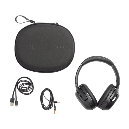 JBL Tour One M2 True Adaptive Wireless Noise Canceling Over-Ear Headphones - Black