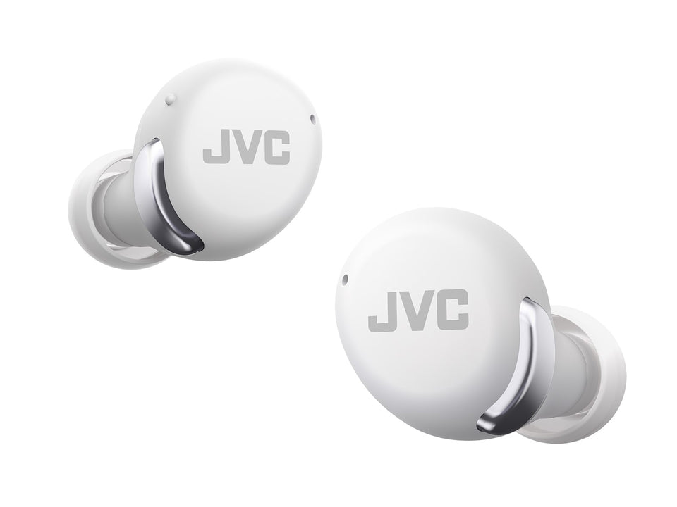 JVC New Compact True Wireless Active Noise Cancelling Headphones - White
