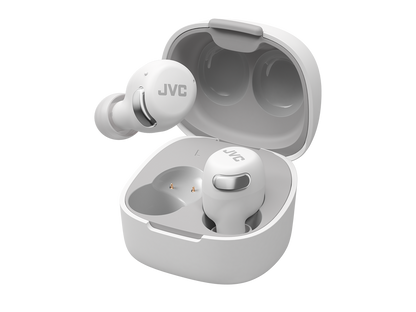 JVC New Compact True Wireless Active Noise Cancelling Headphones - White