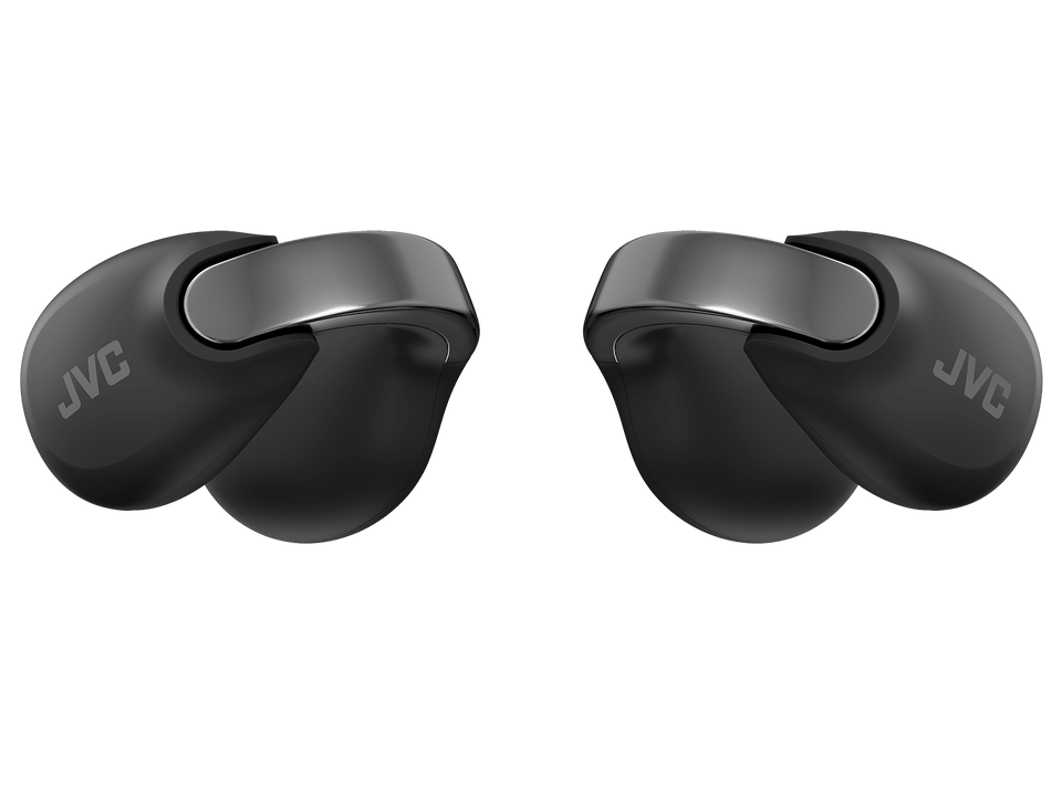 JVC Wireless Open-Earcuff Earbuds - Nearphones - Coal Black