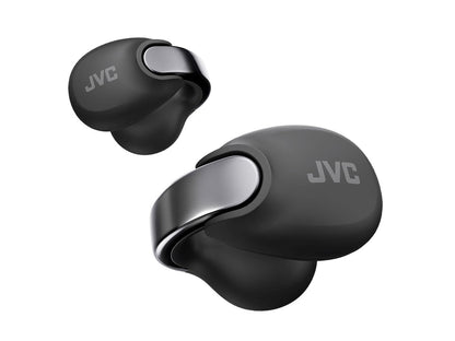 JVC Wireless Open-Earcuff Earbuds - Nearphones - Coal Black
