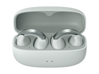 JVC Wireless Open-Earcuff Earbuds - Nearphones - Ice Gray