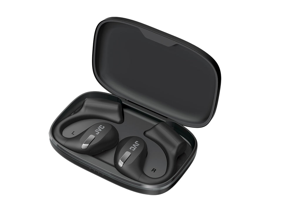 JVC Nearphones True Wireless Bluetooth On-Ear Headphones - Black