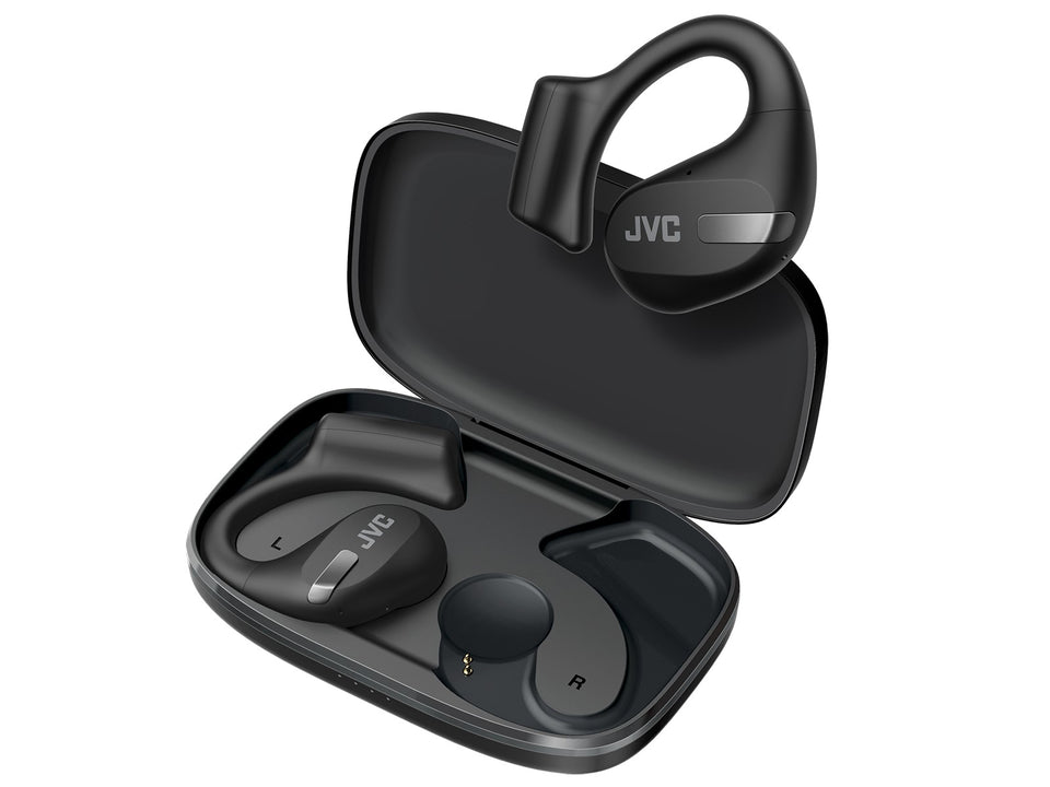 JVC Nearphones True Wireless Bluetooth On-Ear Headphones - Black
