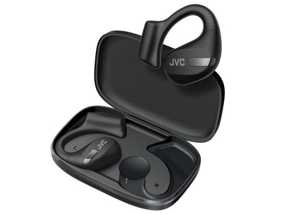JVC Nearphones True Wireless Bluetooth On-Ear Headphones - Black
