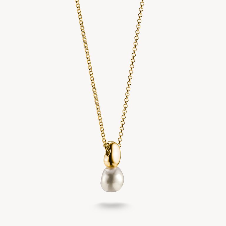 Thomas Sabo Gold Plated Necklace with Pearl Pendant