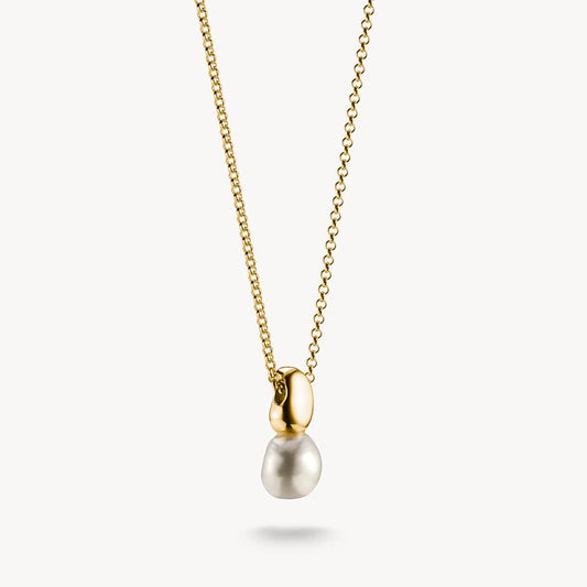 Thomas Sabo Gold Plated Necklace with Pearl Pendant