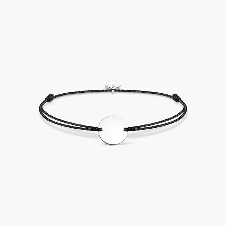 Thomas Sabo Little Secret Coin Bracelet - Black/Silver