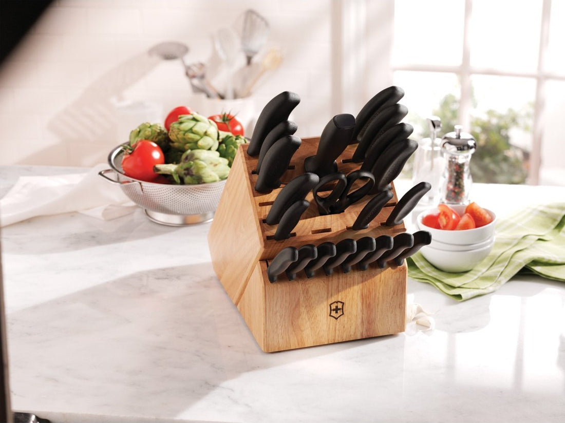 Victorinox Swiss Classic 22-Pc Knife Block Set - Black