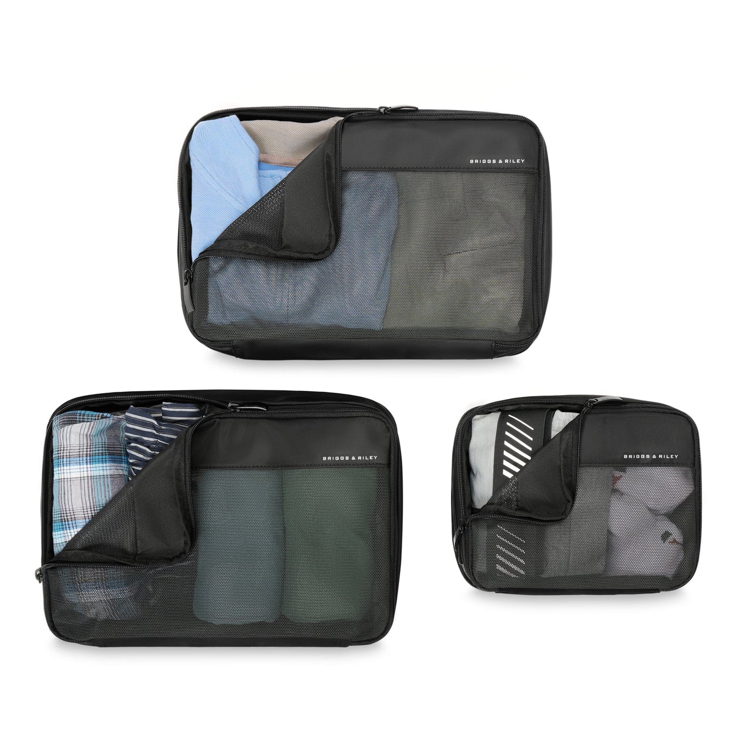 Briggs & Riley Carry-On Packing Cube Set - Black