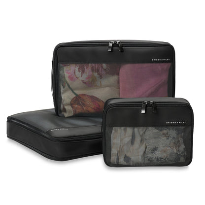 Briggs & Riley Travel Essentials Check in Packing Cube Set - Black