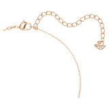 Swarovski Hyperbola Necklace, Infinity and Heart, White, Mixed Metal Finish — 5518865 — view 4