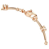 Swarovski Constella Bracelet, Crystal Pearl, Round Cuts, White, 18K Rose Gold Finish — 5729505 — view 3