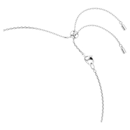 Swarovski Constella Necklace Bar, White, Rhodium Plated