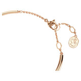 Swarovski Dextera Bangle, Round Cut, White, Rose Gold-tone Finish — 5692259 — view 3