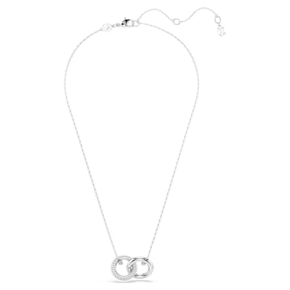 Swarovski Dextera Pendant Interlocking Loop - White
